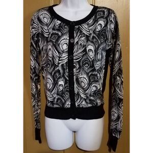 Alloy Women Long Sleeve Button Front Sweater‎ Size M